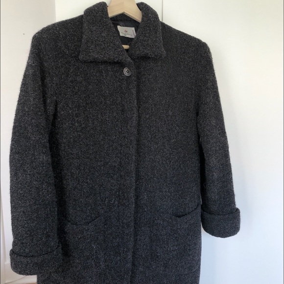 Vintage long bouclé coat - Picture 1 of 6